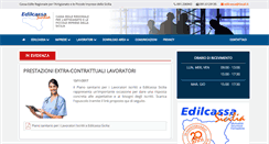 Desktop Screenshot of edilcassasicilia.it