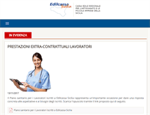 Tablet Screenshot of edilcassasicilia.it